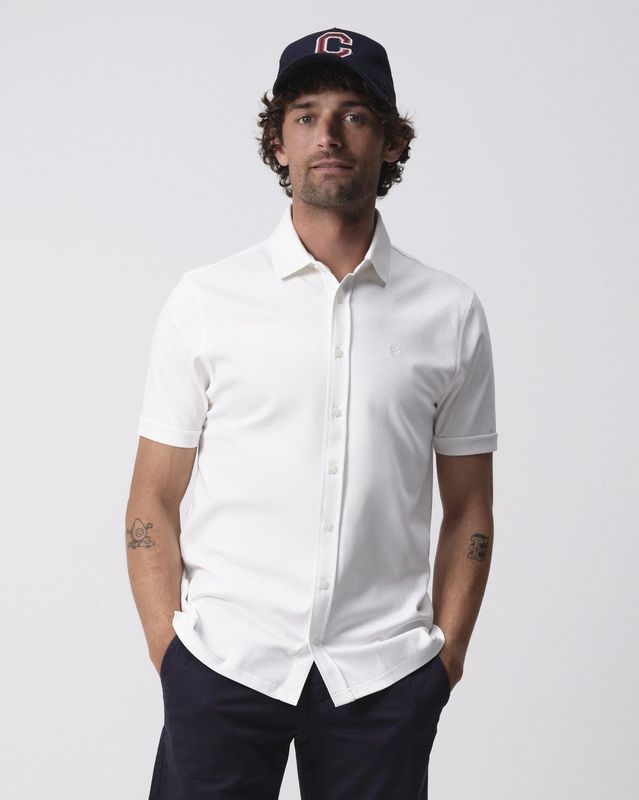 Campbell - Francochamp - Poloshirt - Wit - 100% Katoen