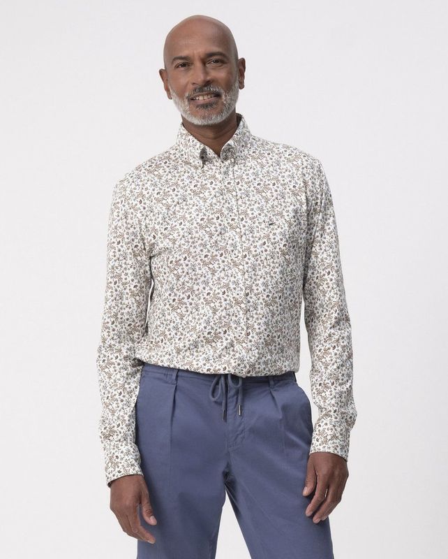 Campbell - Ranger - Overhemd - Chambray Blauw - Katoen