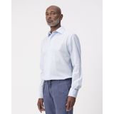 Campbell Overhemd Lichtblauw - Casual Katoen met Kraag en Knoopsluiting