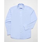 Campbell Overhemd Lichtblauw - Casual Katoen met Kraag en Knoopsluiting