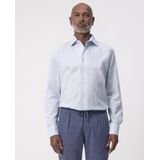 Campbell Overhemd Lichtblauw - Casual Katoen met Kraag en Knoopsluiting