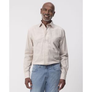Campbell - Sawyer - Overhemd - Effen Beige - 100% Katoen