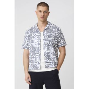 J.C. Rags - Overhemd - Blauw - Katoen