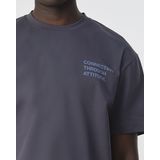 J.C. Rags - Arvin - T-shirt - Korte Mouwen - Zwart - Katoen