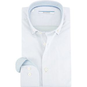 The BLUEPRINT Premium - Heren Overhemd - Lange Mouw - Blauw - Katoen