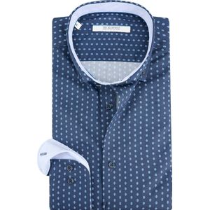 The Blueprint - Overhemd - Blauw - Katoen