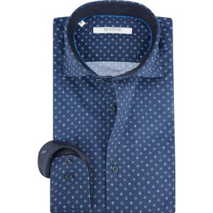 The BLUEPRINT Premium - Overhemd - Navy - Lange Mouw