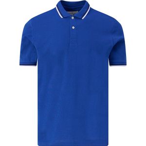 The Blueprint - Polo Korte Mouwen - Brittany Blue - 100% Katoen