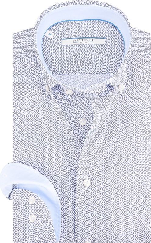 The Blueprint - Overhemd - Trendy - Lange Mouwen - Kleur bp53-6