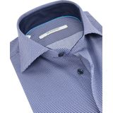 The BLUEPRINT - Drekorte Mouw Shirt - Blauw - Katoen