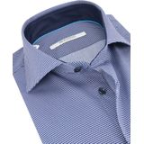 The BLUEPRINT - Drekorte Mouw Shirt - Blauw - Katoen