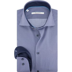 The BLUEPRINT Premium - Overhemd - Navy - Korte Mouw