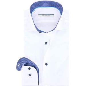 The BLUEPRINT Premium - Overhemd - Wit - Lange Mouwen - 100% Katoen