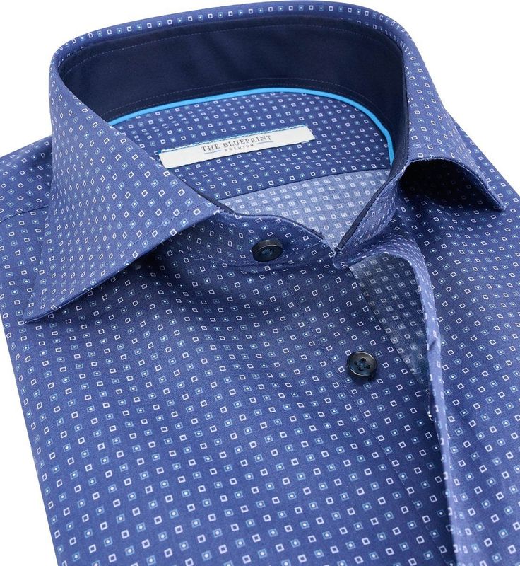 The Blueprint trendy overhemd met lange mouwen bp54-4
