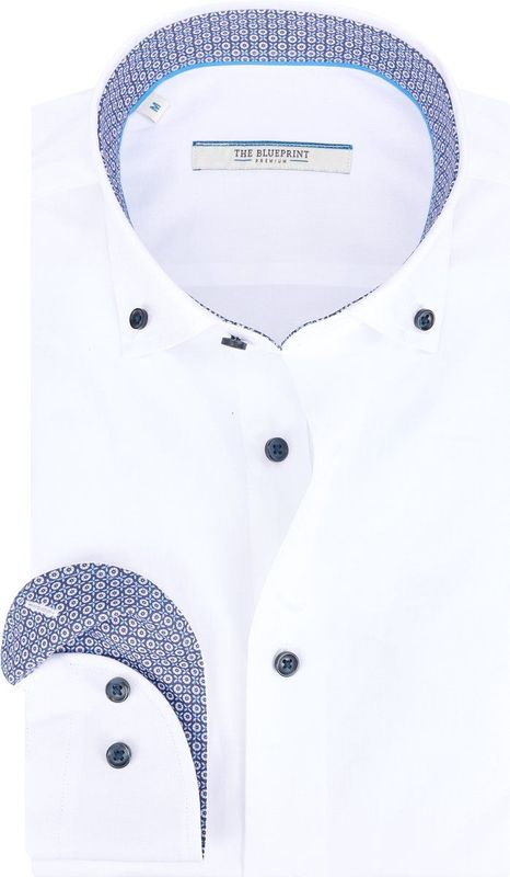 The BLUEPRINT Premium - LM BP55-1 - Overhemd - Wit - Lange Mouwen
