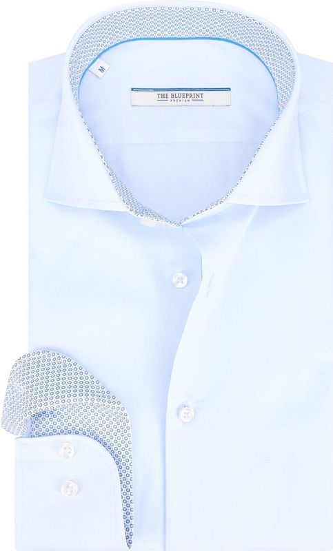 The BLUEPRINT Premium - Lichtblauw - Overhemd - Lange Mouwen