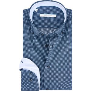 The BLUEPRINT Premium - Overhemd - Navy - LM BP55-4 - Lange Mouwen