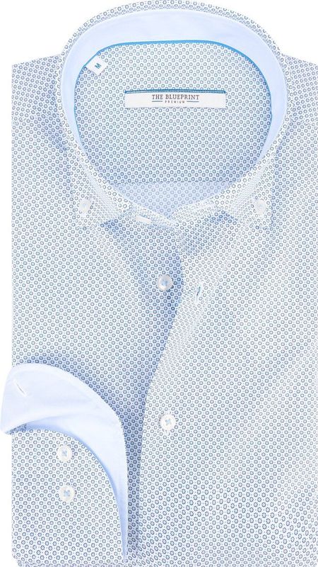 The BLUEPRINT Premium - Overhemd - Wit - Lange Mouwen - LM BP55-6