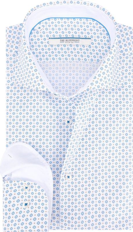 The BLUEPRINT Premium - Overhemd - Wit - LM BP55-7 - Lange Mouwen