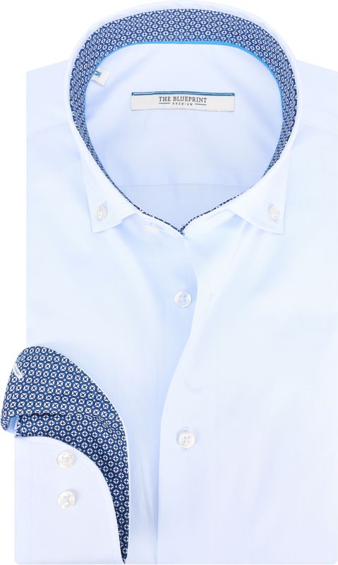 The BLUEPRINT Premium - Lichtblauw Overhemd - Lange Mouwen - LM BP56-2