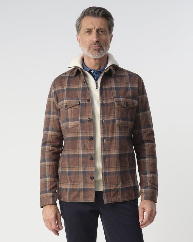 Campbell - Walker - Overshirt - Bruin - Katoenmix