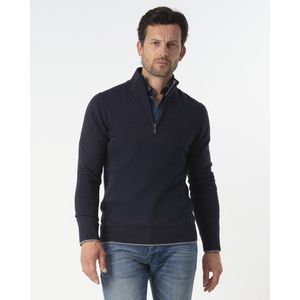 Campbell - Sydney - Pullover - Night Sky Melange - Half Zip - Heren