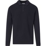 Campbell - Percy - Polo - Night Sky Melange - Heren - Long Sleeve
