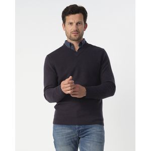 Campbell - Harvey - V-hals Sweater - Night Sky Melange