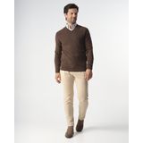 Campbell - Harvey - V-hals Sweater - Night Sky Melange