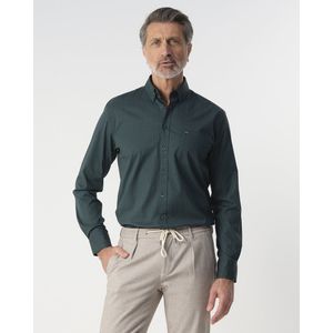 Campbell - Casual Overhemd - Groen - 100% Katoen