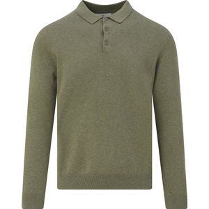 The BLUEPRINT - Premium Polo - Donkergroen - Long Sleeve