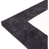 Kidsmill Velours Boxmatras Hoes Graphite 80 x 100 cm