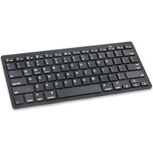 GadgetBay Bluetooth toetsenbord mini keyboard draadloos - QWERTY - Zwart