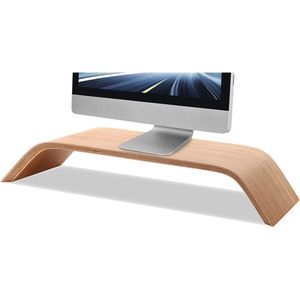 SAMDI Design bamboe houten monitor verhoging standaard iMac scherm