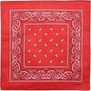 Bandana Zakdoek Paisley Rood