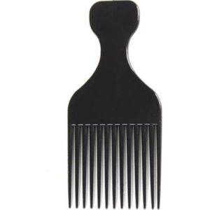 Haarsoires Haarkam krullen kam - Anti-klit 7x15 cm - Zwart - Haar Kam voor Dagelijks Gebruik & Styling