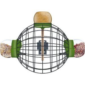 Lona Voerkooi V30 - Voersilo - Groen Zwart Groot