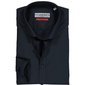 Ledub - 0042510 - Overhemd - Donkerblauw - Slimfit