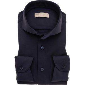 John Miller - Overhemd - Donkerblauw - Katoen - Tailored Fit