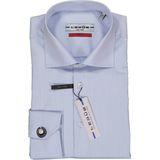Ledub - Slim Fit Overhemd - Lichtblauw - Twill - Strijkvrij