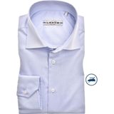 Ledub - Slim Fit Overhemd - Lichtblauw - Twill - Strijkvrij