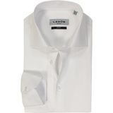 Ledub - Overhemd - Wit - 100% Katoen - Haifisch Kraag - Lange Mouwen