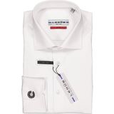 Ledub - Overhemd - Wit - 100% Katoen - Haifisch Kraag - Lange Mouwen