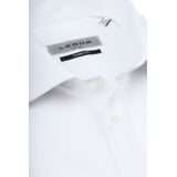 Ledub - Modern Fit Overhemd - Wit - 100% Katoen - Strijkvrij