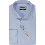 Ledûb - Overhemd - Lichtblauw - 100% Katoen - Haifisch Kraag