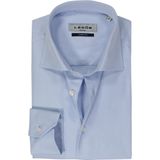 Ledûb - Overhemd - Lichtblauw - 100% Katoen - Haifisch Kraag
