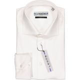 Ledub - Effen Overhemd - Wit - 100% Katoen - Haifisch Kraag