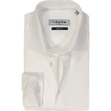 Ledub - Effen Overhemd - Wit - 100% Katoen - Haifisch Kraag