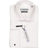 Ledub - Modern Fit Overhemd - Wit - Twill - Strijkvrij