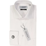 Ledub - Overhemd - Wit - Katoen/Polyester - Haifisch Kraag - Lange Mouwen